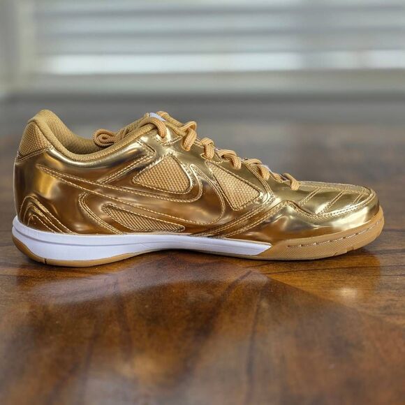 Nike Gato LV8 Metallic Gold White Gum Sneakers Men\'s Size 10 New LE IB3566-700 main image 4